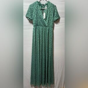 BALTIC BORN Venice Green Lace Dress NWT